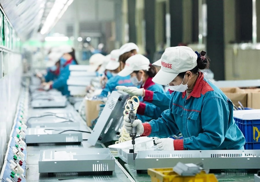Phát triển sản xuất công nghiệp