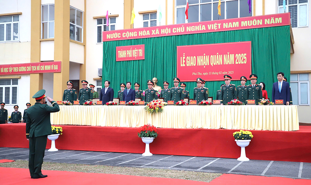 lễ giao, nhận quân